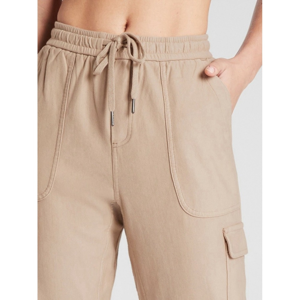 NWT Athleta Farallon Cargo Crop Size 6T Taupe‎ - Picture 4 of 9